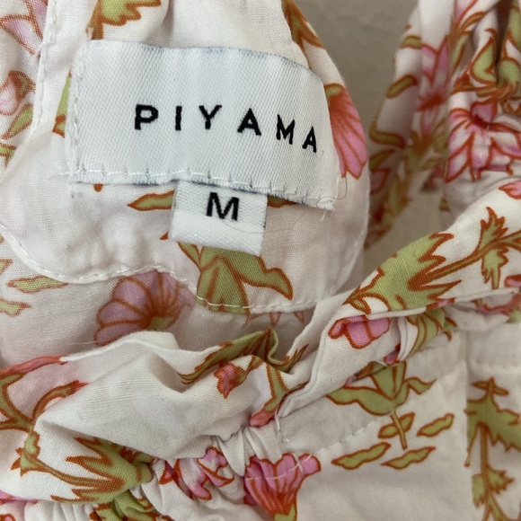 Piyama Nicolette Sleep Top - Cotton - Lotus Flower - Picture 4 of 5